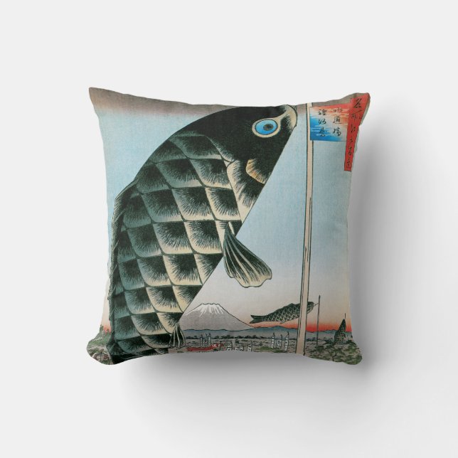 Coussin Pont Suido et Surugadai (Recto)