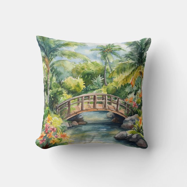 Coussin Pont Tropical (Recto)