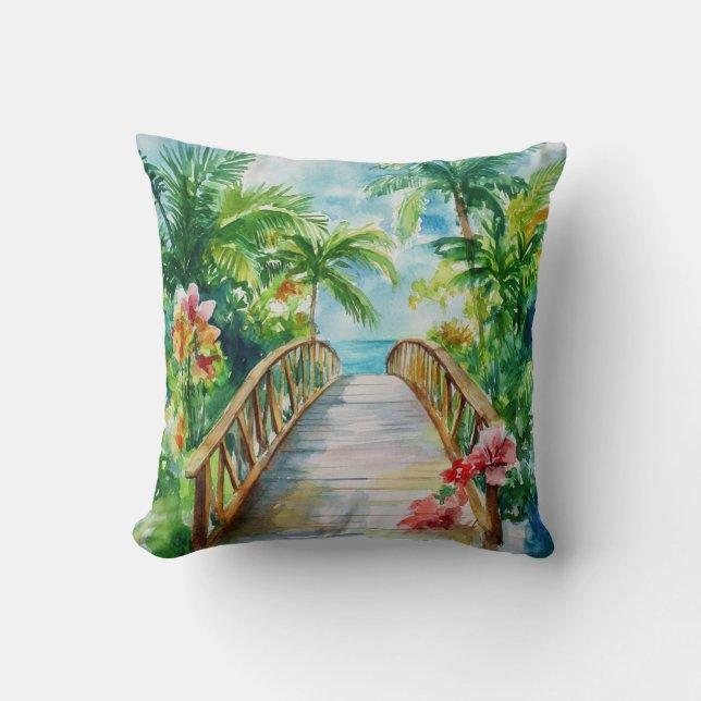 Coussin Pont Tropical (Recto)