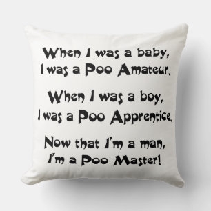 Coussin Poo Master