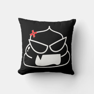 Coussin Poop en colère - Brootsch le PooPoo