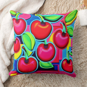 Coussin Pop Art Cherry Burd
