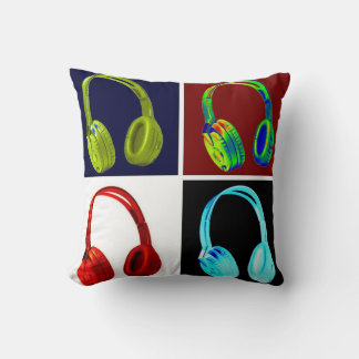 Coussin Pop Art Four Colonnes Téléphone à tête