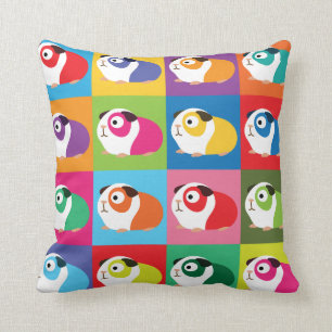 Coussin Pop Art Guinea Pigs
