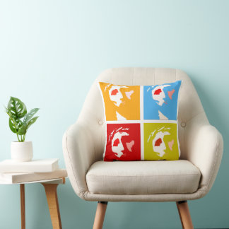 coussin pop art jésus christ