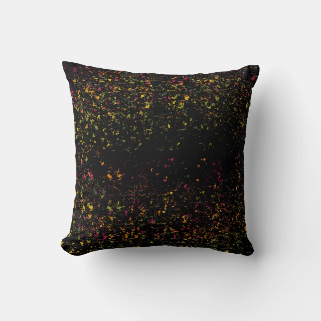 Coussin Pop Art Lèvres colorées (Recto)