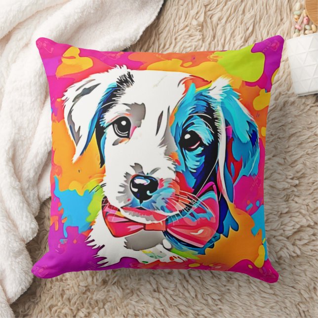 Coussin Pop Art Puppy (Couverture)