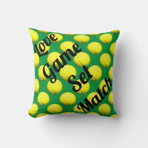 Coussin Pop Art Tennis Thème