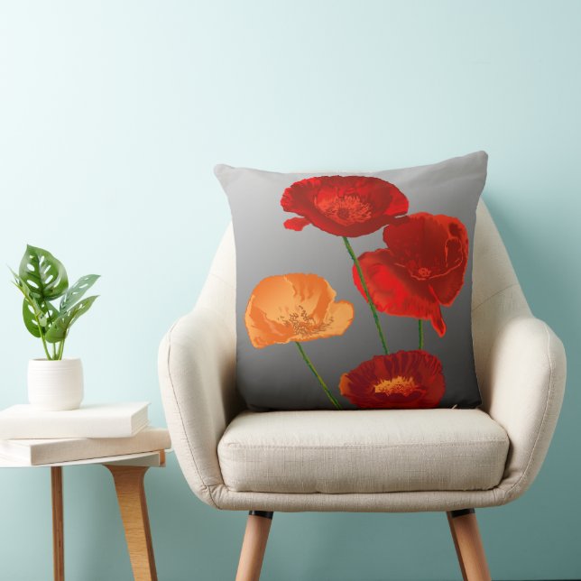 Coussin Poppies (Chaise)