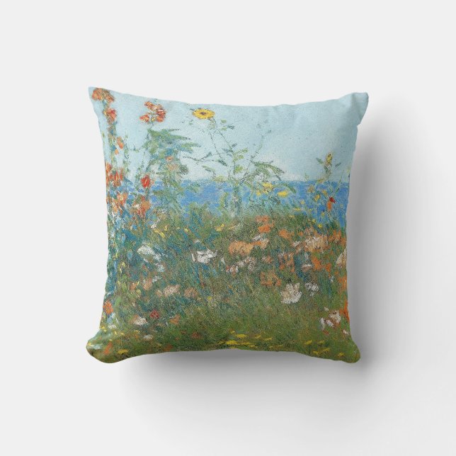 Coussin "Poppies, Île des Shoals" (Recto)