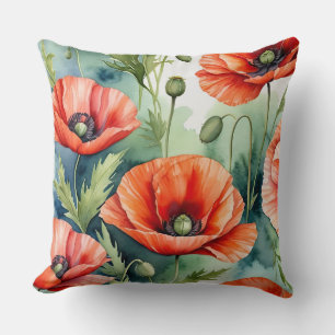 Coussin Poppies sauvages