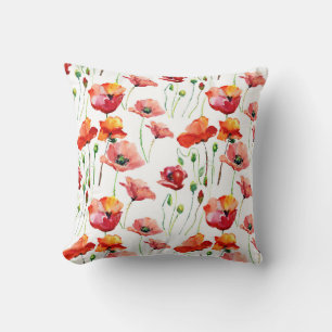 Coussin Poppy Blossom : Simple Arrière - plan sans couture
