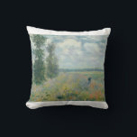 Coussin Poppy Fields near Argenteuil by Claude Monet<br><div class="desc">Oscar-Claude Monet (UK: /ˈmneɒ/, US: /ʊˈneɪ, madeˈ-/, French: [dmning]; 18 novembre 1840 - 5 december 1926) ce qui a French painter and founder impressiof painist ting who is as key precursor to modernism, especially in his attempts to paint nature as he perceived it.[1] During his long career, ce que la...</div>