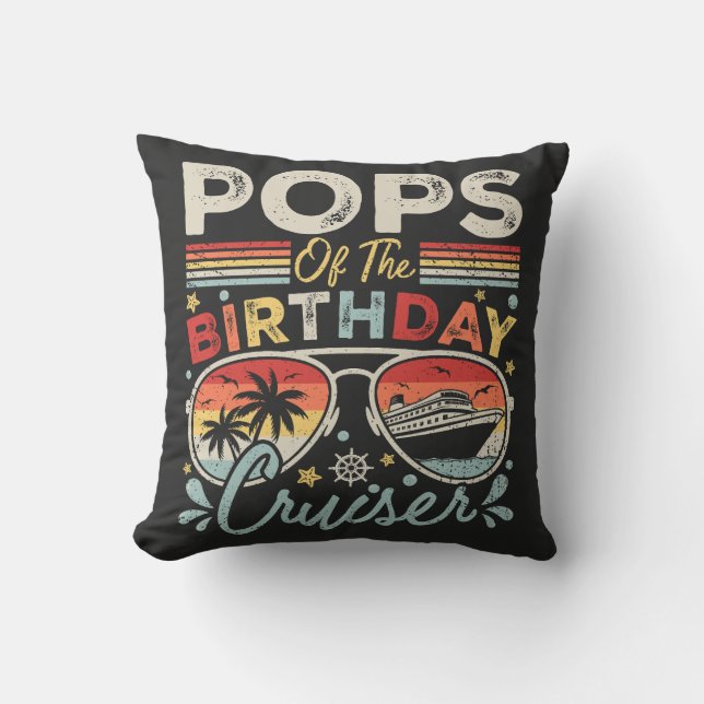 Coussin Pops of the Birthday Cruiser Vacation (Recto)