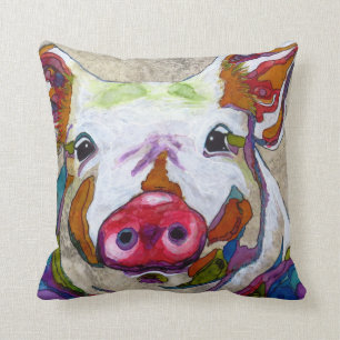 Coussin Porc brillant