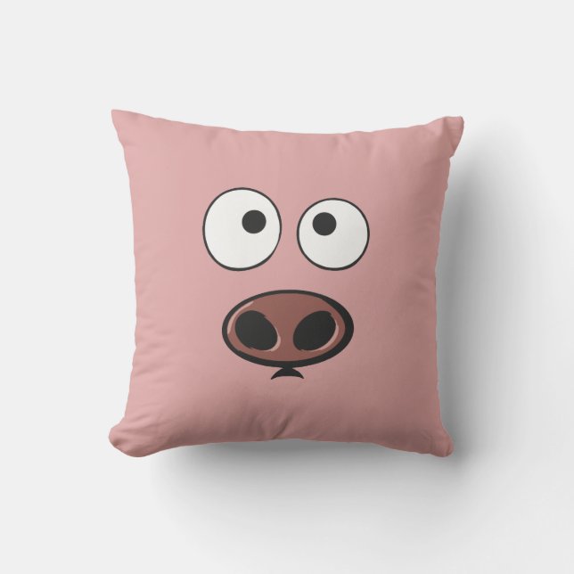 Coussin Porc drôle (Recto)