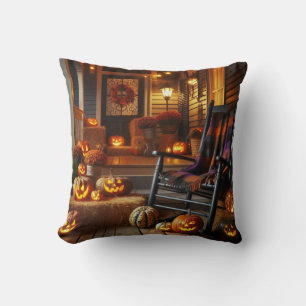 Coussin Porche d'Halloween et Black Rocker