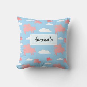 Coussin Porcs volants lunaires
