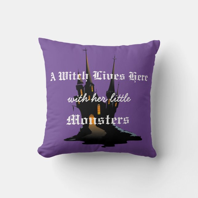 Coussin Poreiller à lancer d'Halloween (Recto)