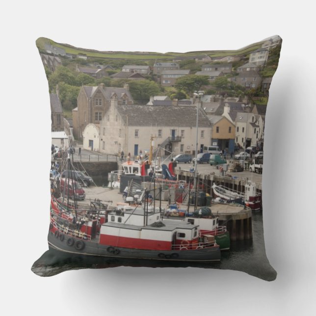 Coussin port de Stromness sur le front de mer de l'Atlanti (Recto)