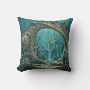 Coussin Portail Fantastique de Coquillage Sous-Marin Sarce