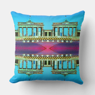 Coussin Porte de Brandebourg Berlin Allemagne vintage