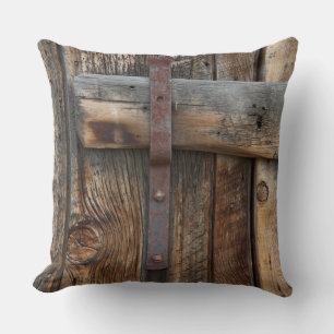Coussin Porte en bois gros plan, Californie