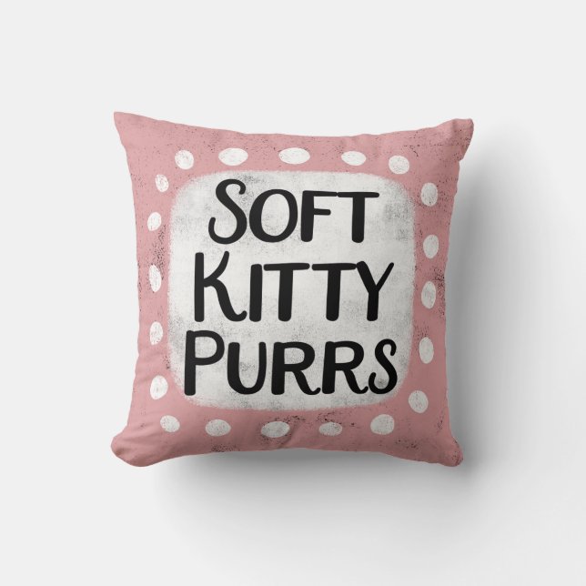 Coussin Porte-oreilles doux Kitty (Recto)