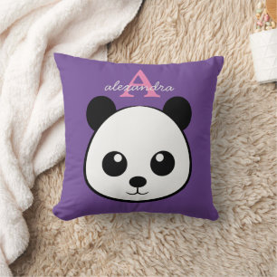 Coussin Porte-panda coutume Monogramme