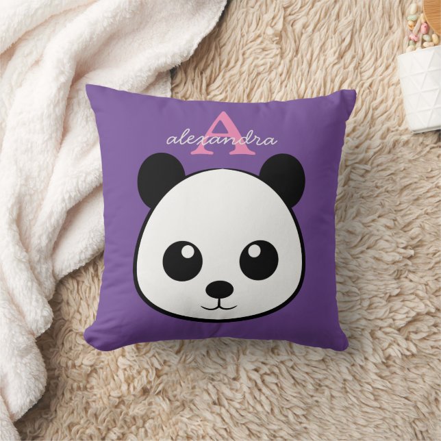 Coussin Porte-panda coutume Monogramme (Couverture)