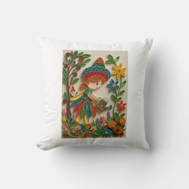 Coussin Portez la Merveille (Recto)