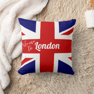 Coussin Portez-moi au drapeau BRITANNIQUE/à Union Jack de