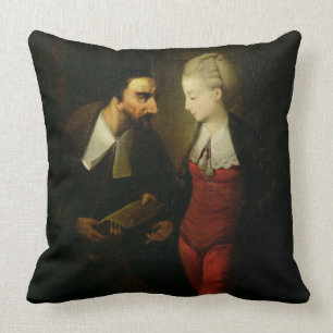 Coussin Portia et Shylock "du négociant de Venise" A