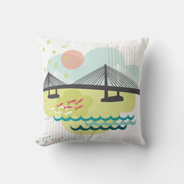 Coussin Portland Orégon de croisement de Tilikum (Recto)