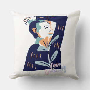 Coussin Portrait Artistique Aimez-Vous