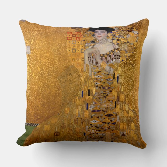 Coussin Portrait d'Adele Bloch-Bauer I par Gustav Klimt (Recto)