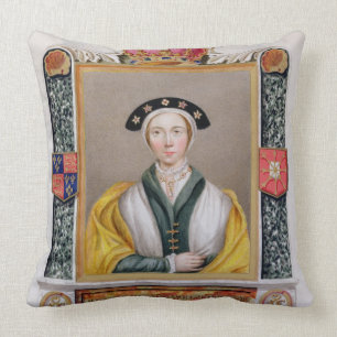 Coussin Portrait d'Anne de 1515-57) 4èmes reines de Cleve