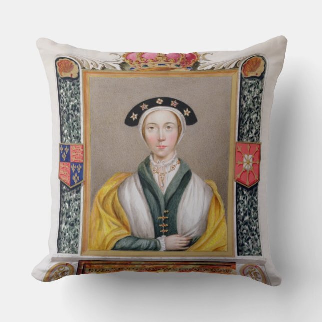 Coussin Portrait d'Anne de 1515-57) 4èmes reines de Cleves (Recto)