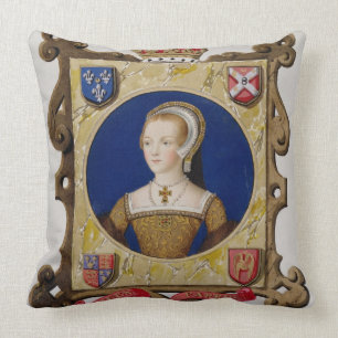 Coussin Portrait de 1512-48) 6èmes reines de Catherine