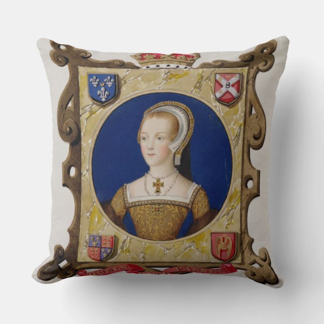 Coussin Portrait de 1512-48) 6èmes reines de Catherine (Recto)