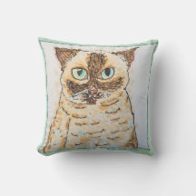 Portrait de Chat Fantaisiste Coloré