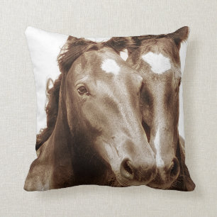 Coussin Portrait de cheval III