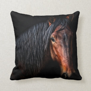 Coussin Portrait de cheval VII