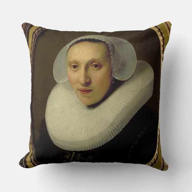 Coussin Portrait de Cornelia Pronck, épouse d'Albert (Recto)