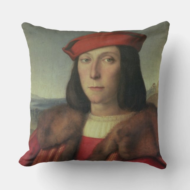 Coussin Portrait de della Rovere, duc de Francesco (Recto)