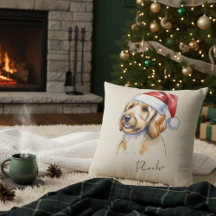 Portrait de doodle doré de Noël sur mesure