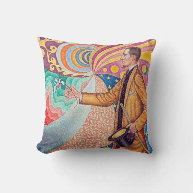 Coussin Portrait de Felix Feneon, Signac (Recto)