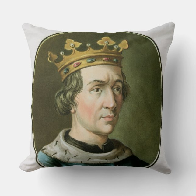 Coussin Portrait de Louis VIII, appelé "Le Lion", roi de (Recto)