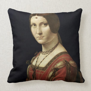 Coussin Portrait de Madame de la cour de Milan