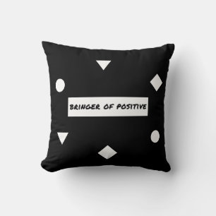 Coussin Portrait de motivation positive